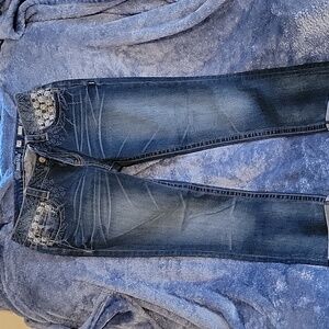 Miss Me cuffed skinny jeans